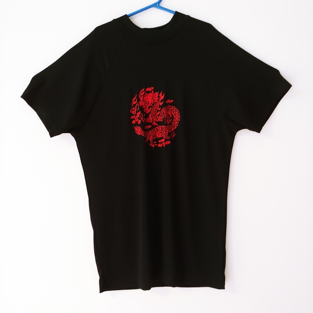 Dangerous Willie Club Disco Dragon Shirt Small